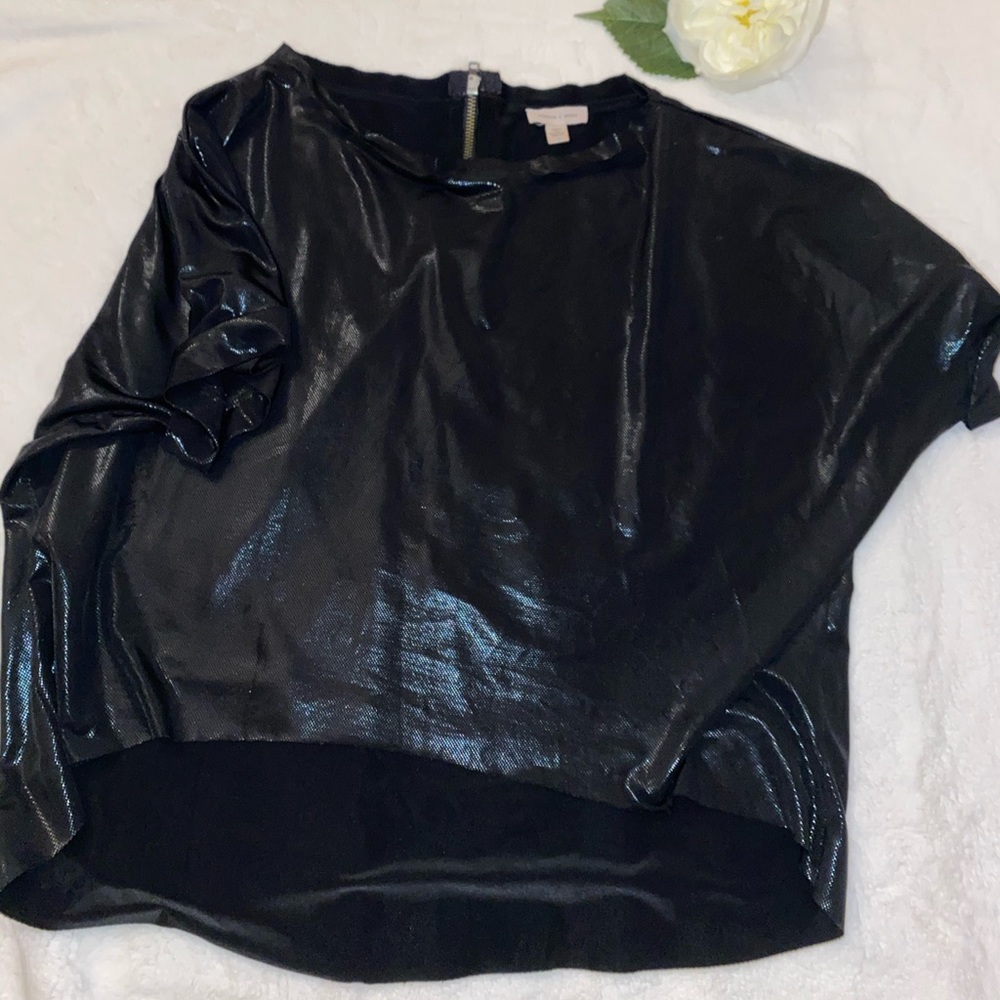 Shimmery Black Top